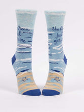 Load image into Gallery viewer, Women&#39;s Crew Socks - Ocean Gets Me
