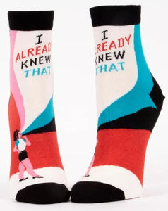 Women's Ankle Socks - I Already Knew That