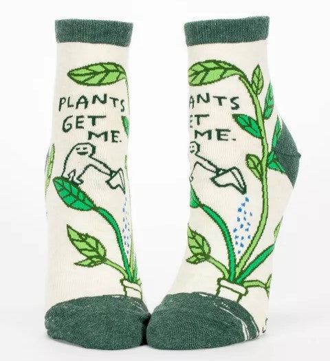 Women's Ankle Sock - Plants Get Me