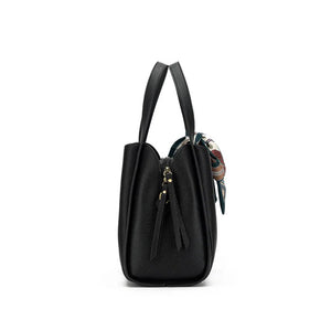 Astrid Black 2 Piece Handbag 