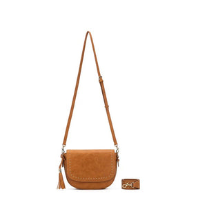 Addison Tan Crossbody Bag 