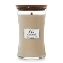 Load image into Gallery viewer,  Woodwick Large Candle- Tonka &amp; Almond Milk 
