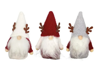 Antler Gnomes Fabric 8x5x15cm Multi [col:white]