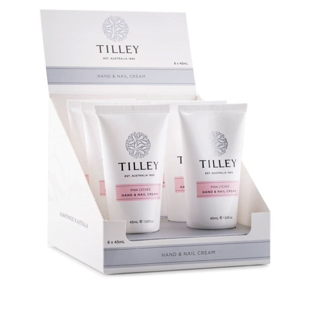 Tilley Hand & Nail Cream Pink Lychee 45ml