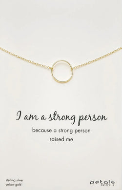 I Am A Strong Person - Gold