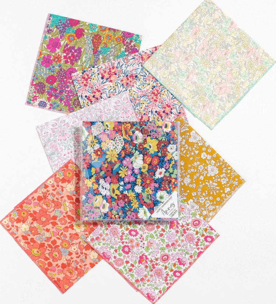 Liberty Printed Hankies Asstd (n/b)