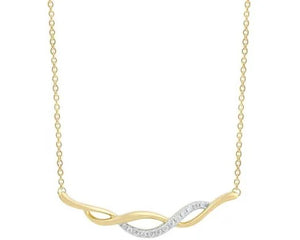 Necklace 9k Gold Twist Necklace