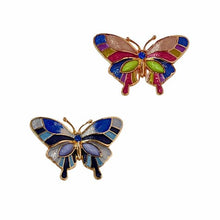 Load image into Gallery viewer, Brooch Butterfly [col:blue]
