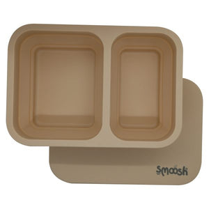 Smoosh Latte Silicone Collapsible Lunch Box