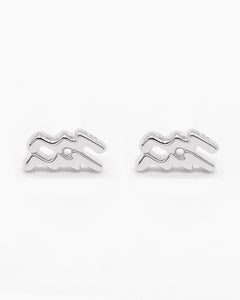 Sterling Silver Zodiac Earring - Aquarius [sty:aquarius]