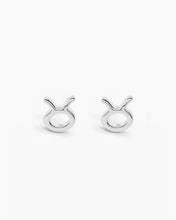 Load image into Gallery viewer, Sterling Silver Zodiac Earring - Taurus [sty:taurus]
