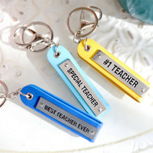 Load image into Gallery viewer, Teacher Special Teacher Keychain
