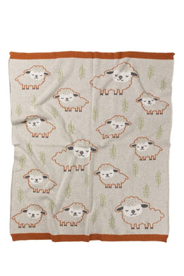 Wandering Lamb Baby Blanket