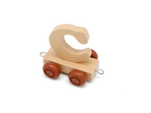 Load image into Gallery viewer, Wood Train Carriage Letter - C
