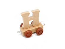 Load image into Gallery viewer, Wood Train Carriage Letter - H
