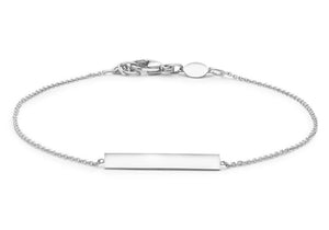 Bracelet - Bar Gold [col:white]