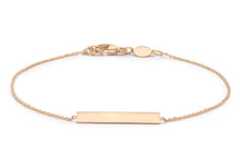 Load image into Gallery viewer, Bracelet - Bar Gold [col:rose]
