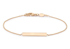 Bracelet - Bar Gold [col:rose]