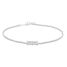 Load image into Gallery viewer, Bracelet -9k White Gold Diamond
