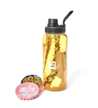 Load image into Gallery viewer, Glass Tea Bottle 1ltr [sce:coconut Tea]
