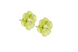 Tiger Tree Lime Cherry Blossom Studs