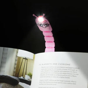 Legami Flexilight Bookworm Pink