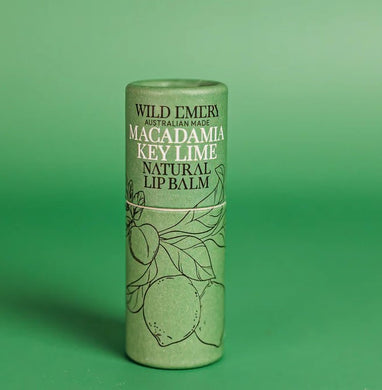 Wild Emery Lip Balm Macadamia Key Lime