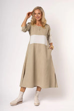 Load image into Gallery viewer, Minnie Linen Blend Dress Latte [siz:ml]
