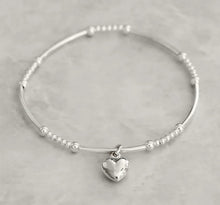 Load image into Gallery viewer, Petals- 5 Bar Heart Bracelet 
