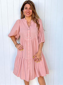 Lexi Summer Dress- Love Lola- Pink [siz:8]