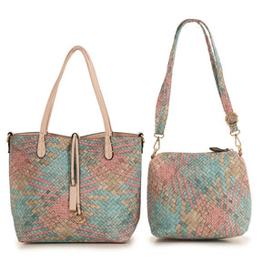 Gig Reversible Tote [col:pink]