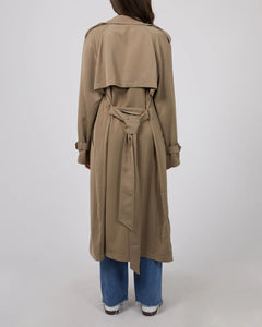 Eve Staple Trench Coat  Tan [siz:12]