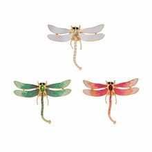 Load image into Gallery viewer, Sia Brooch Iris Dragonfly [col:green]
