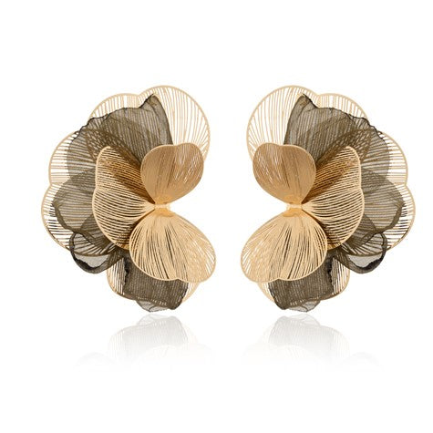 Earrings Flora [col:olive]