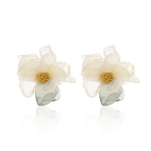 Earrings Flower [col:cream]