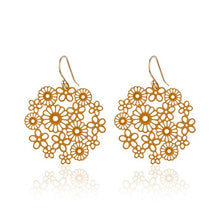 Load image into Gallery viewer, Earrings Lily Daisy [col:mustard]
