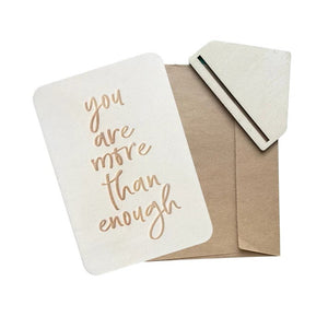 Keep Card - You Are More Than Enough 