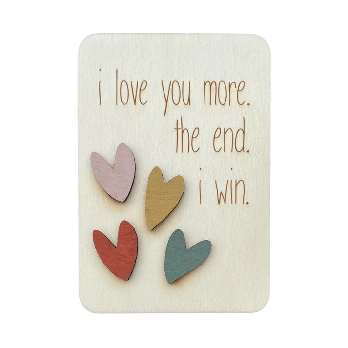 Keep Cards - I Love You More. The End. I Win. 