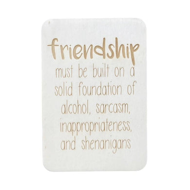 Keep Cards - Friendship Must Be Built On A Solid Foundation 