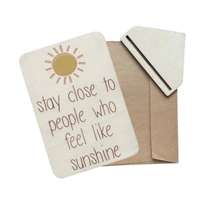 Keep Cards - Stay Close To People Who Feel Like Sunshine 