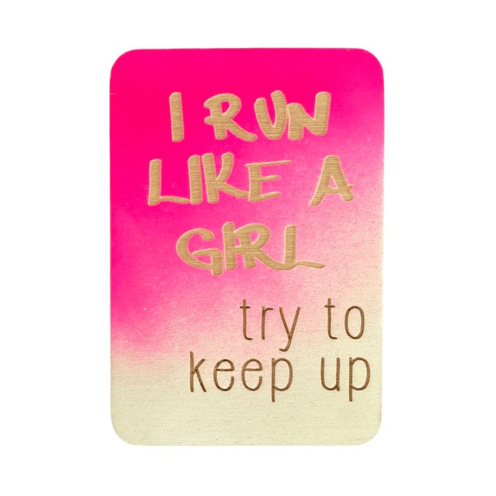 Keep Cards - I Run Like A Girl 