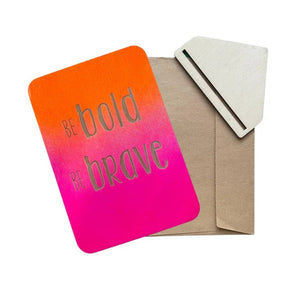 Keep Cards - Be Bold Be Brave 