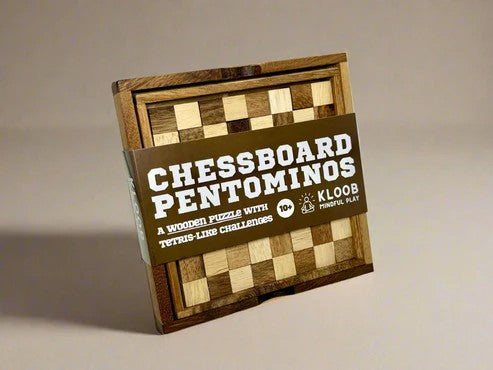 Wooden Puzzle - Chessboard Pentominos