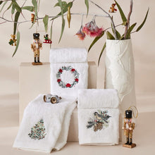 Load image into Gallery viewer, Happy Holidays Hand Towel 3 Asst Designs
