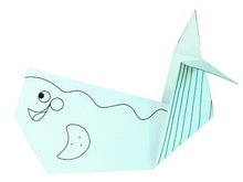 Load image into Gallery viewer, Art Origami Whale 
