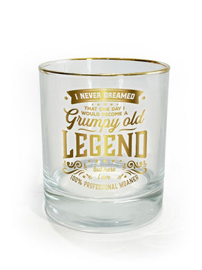 Legend Glass Tumbler Grumpy Oil Legend