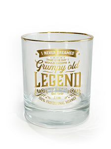 Legend Glass Tumbler Grumpy Oil Legend