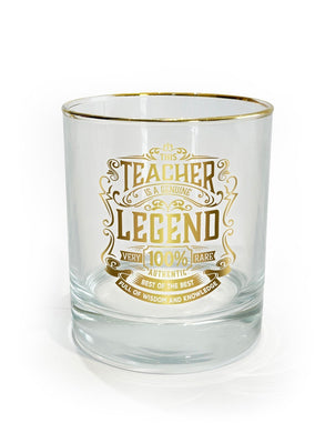 Legend Glass Tumbler Teacher