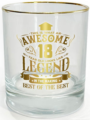 Legend Glass Tumbler 18 Years