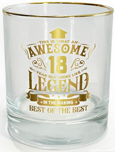 Legend Glass Tumbler 18 Years